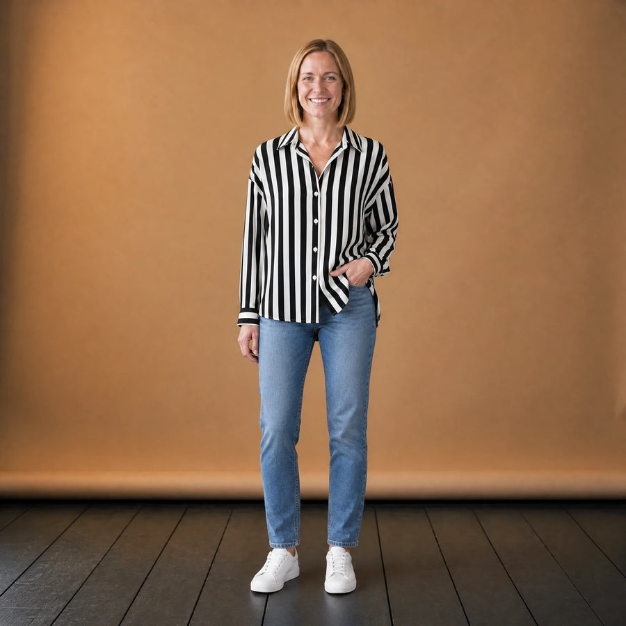 Chemise à Rayures Femme des Années 80 - VETEMENT Studio FEMME