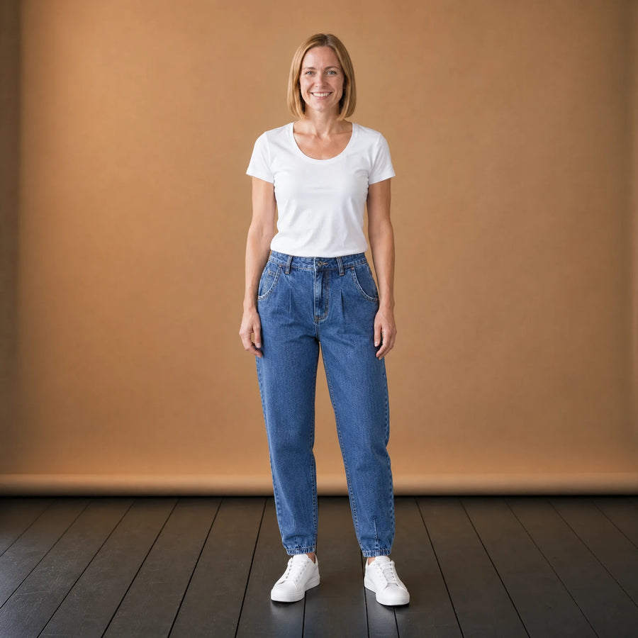 Jean Taille Haute Vintage Femme - VETEMENT Studio FEMME