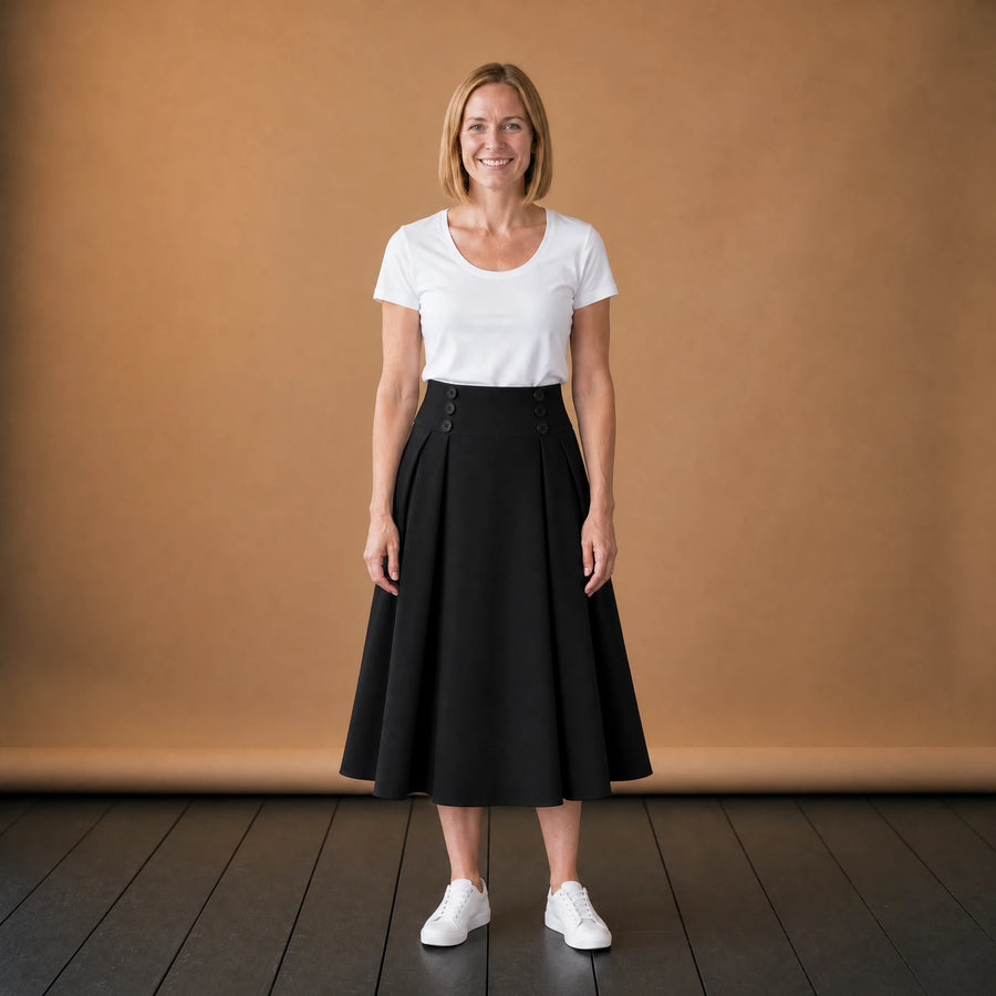 Jupe Longue Vintage Taille Haute - VETEMENT Studio FEMME
