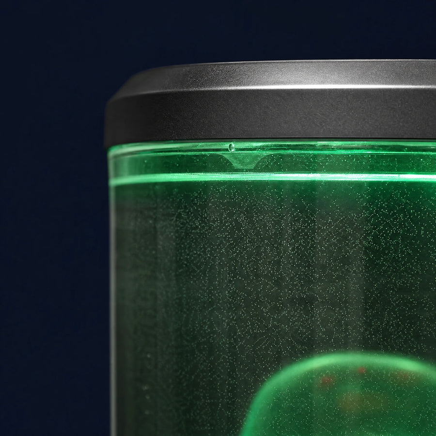 Lampe Méduse LED à Lumière Changeante Cylindrique - close-up détail matière