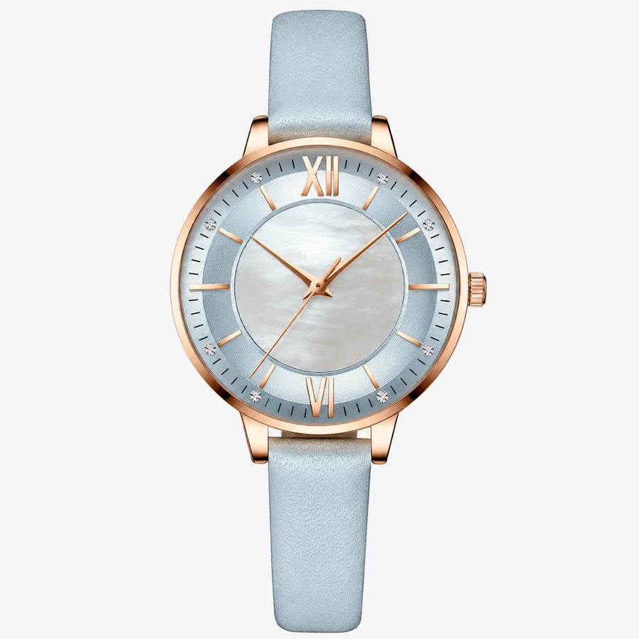 Montres Pour Dames Vintage - Ceinture bleu clair