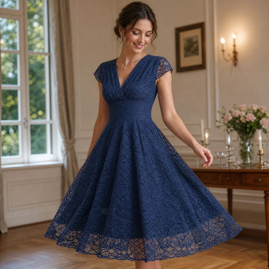 Robe Cérémonie Vintage Femme - Utilisation GLOBALE
