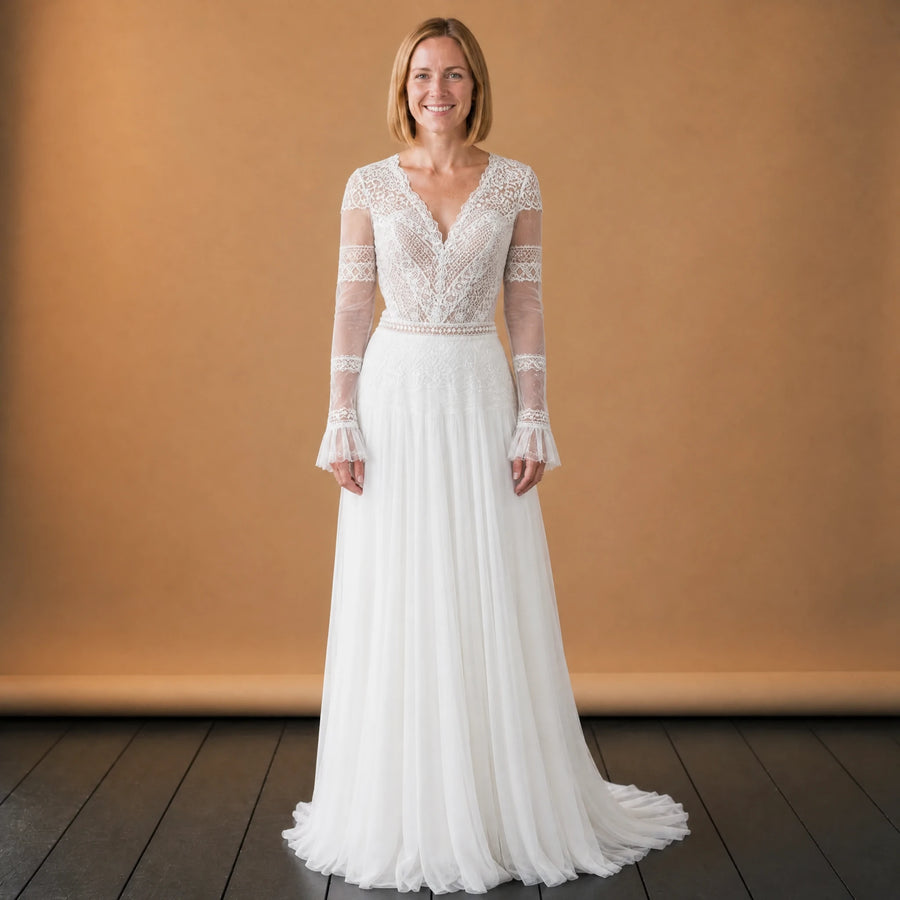Robe de Mariée Bohème Vintage - VETEMENT Studio FEMME