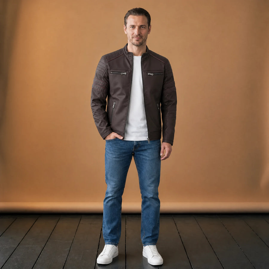 Veste Moto Textile Vintage - VETEMENT Studio HOMME