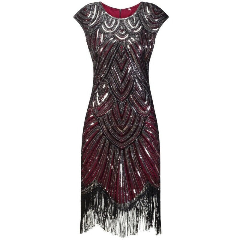 Robe charleston a franges Imagen