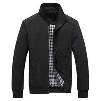 Chaqueta vintage lisa con cuello alto