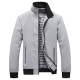 Chaqueta vintage lisa con cuello alto