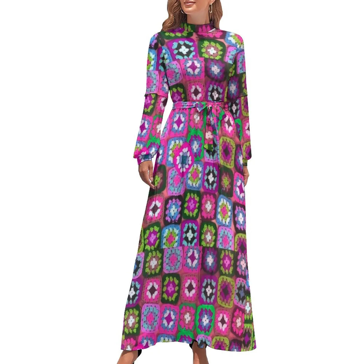 Vestido Maxi Años 80