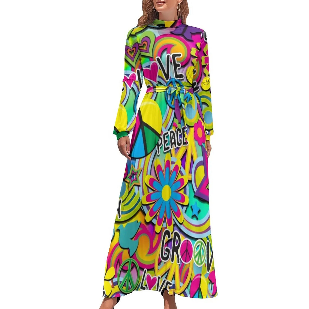 Vestido Maxi Años 80