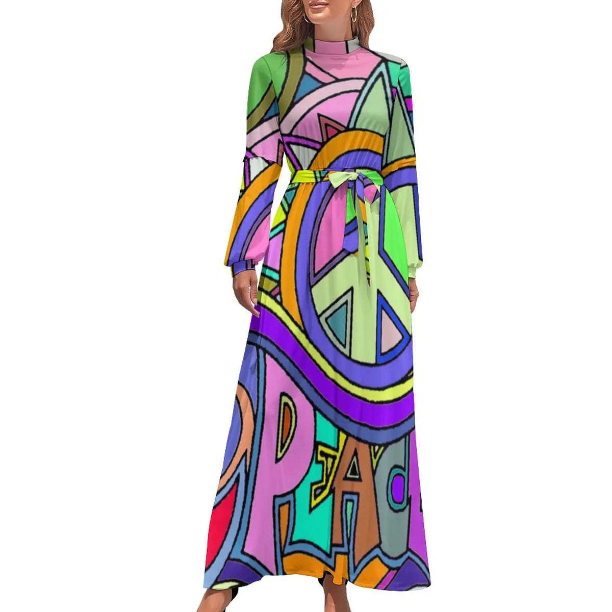 Vestido Maxi Años 80