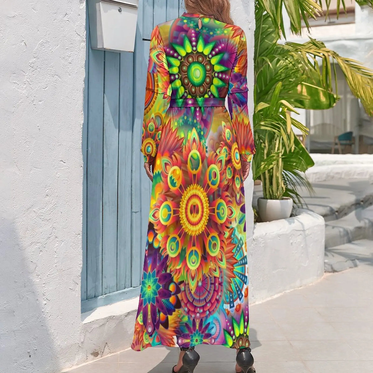 Vestido Maxi Años 80