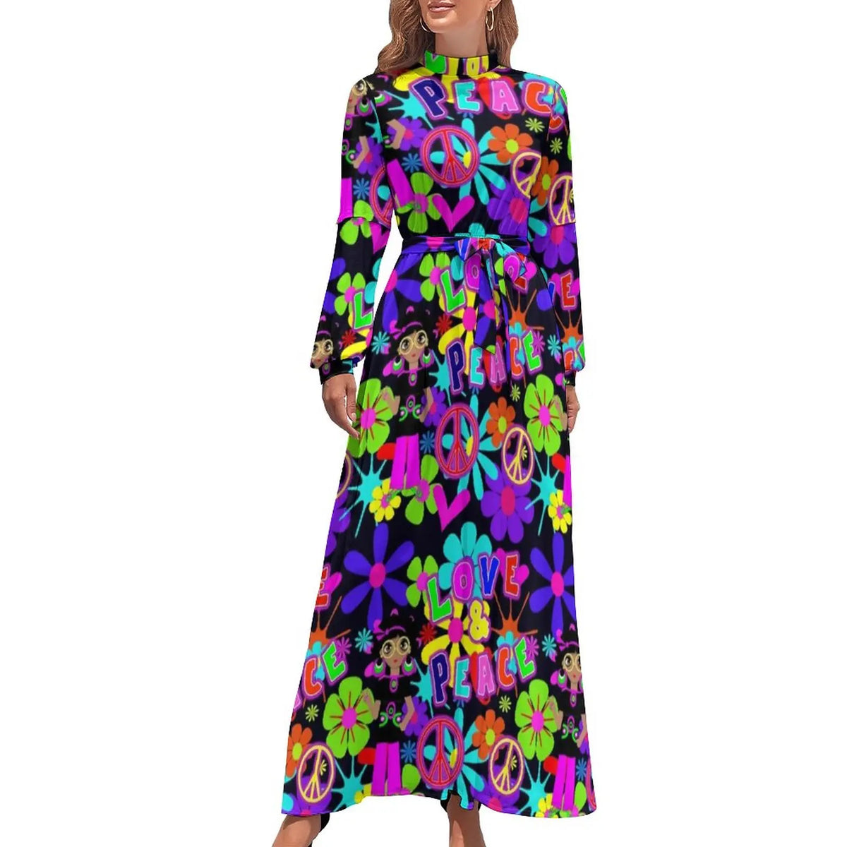 Vestido Maxi Años 80