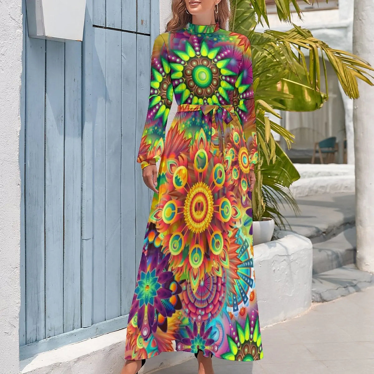 Vestido Maxi Años 80
