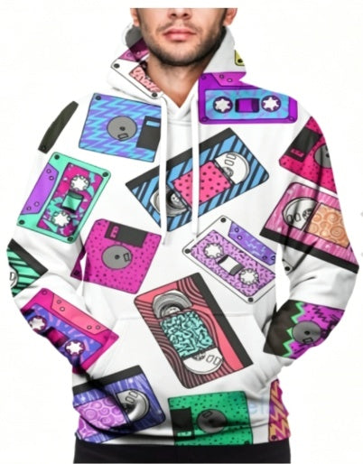 Sudadera estilo años 80