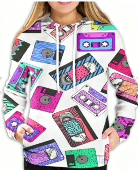 Sudadera estilo años 80
