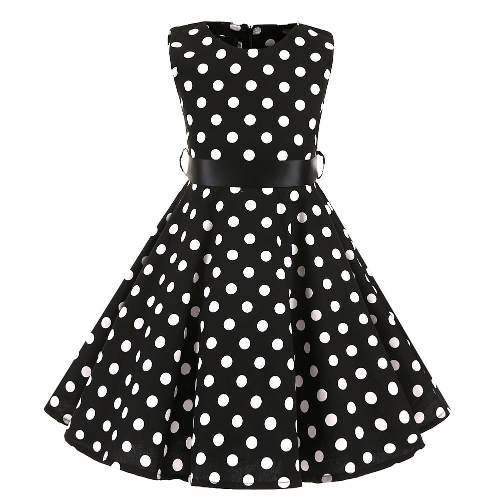 Vestido Infantil Vintage 50s