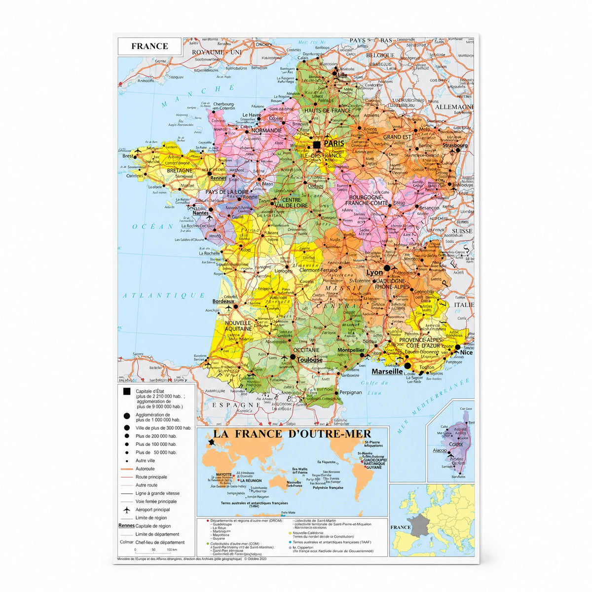 Affiche France Vintage - image principale