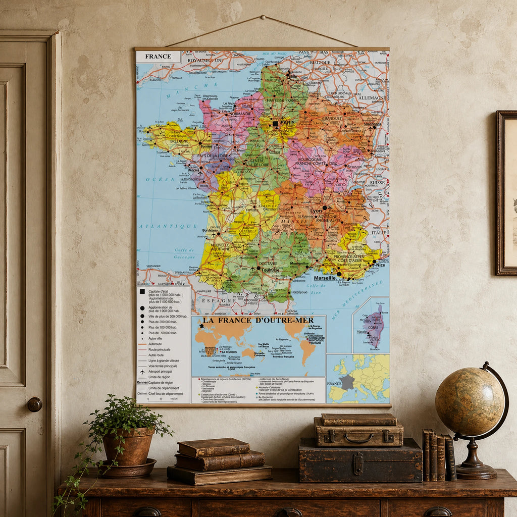 Affiche France Vintage - ITEM MURAL