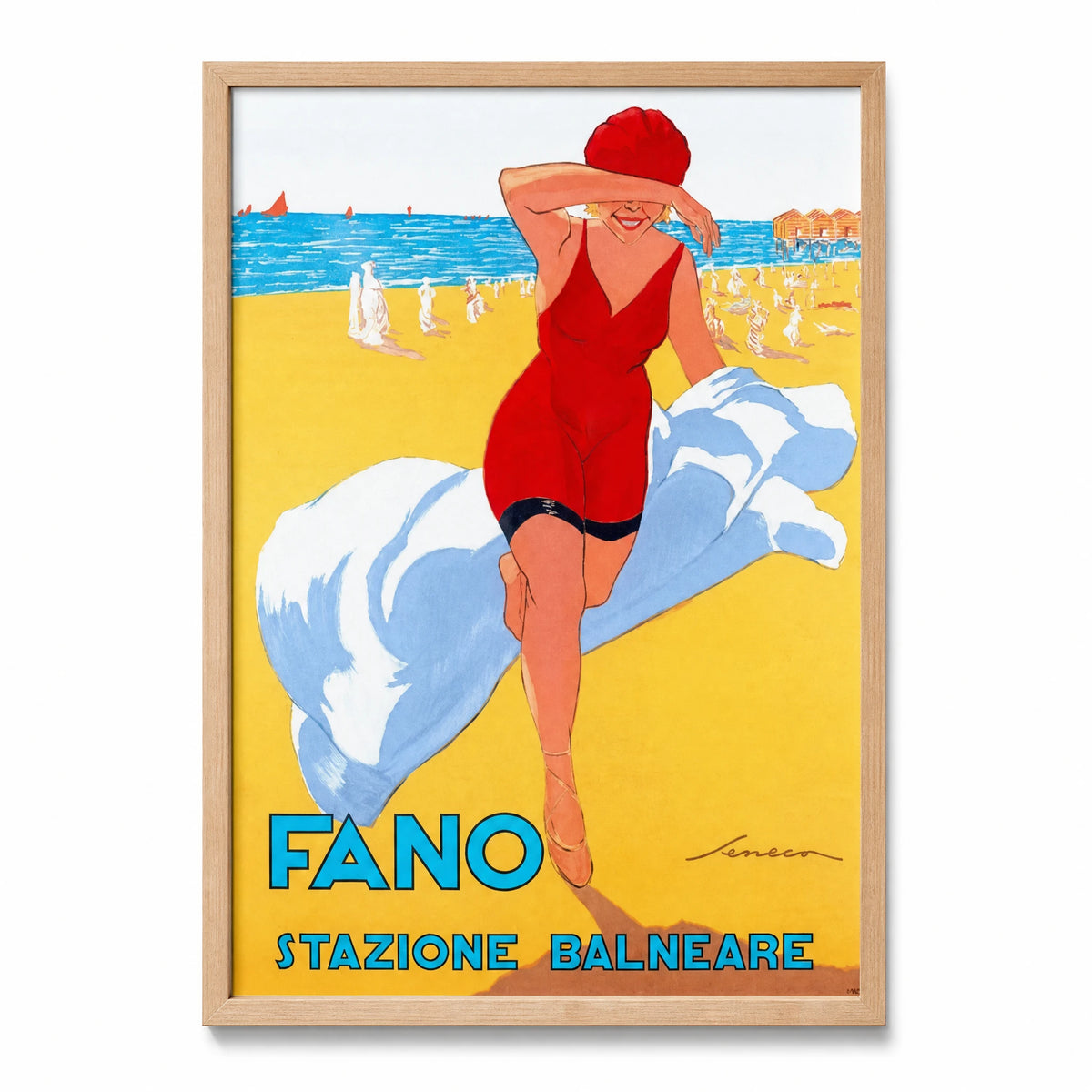 Affiche Plage Vintage - image principale