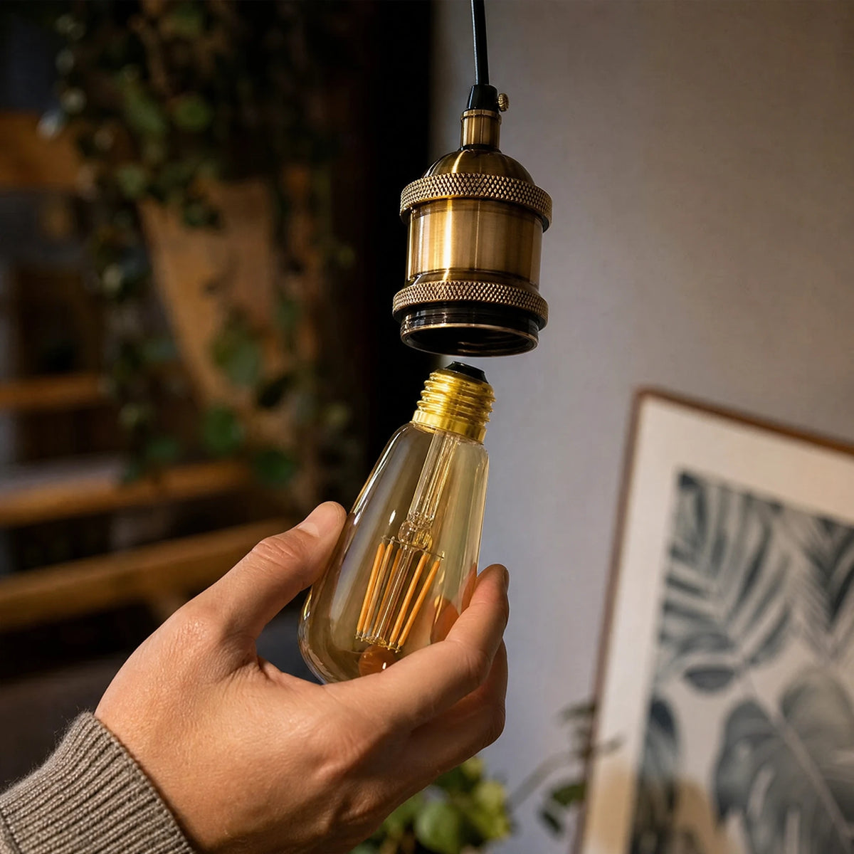 Ampoule Filament Vintage Edison E27 Lumière Chaude - Utilisation GLOBALE