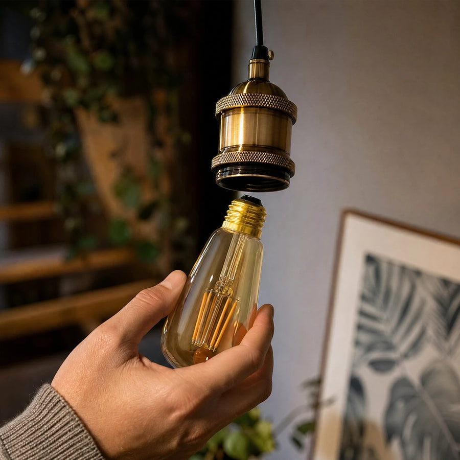 Ampoule Filament Vintage Edison E27 Lumière Chaude - Utilisation GLOBALE