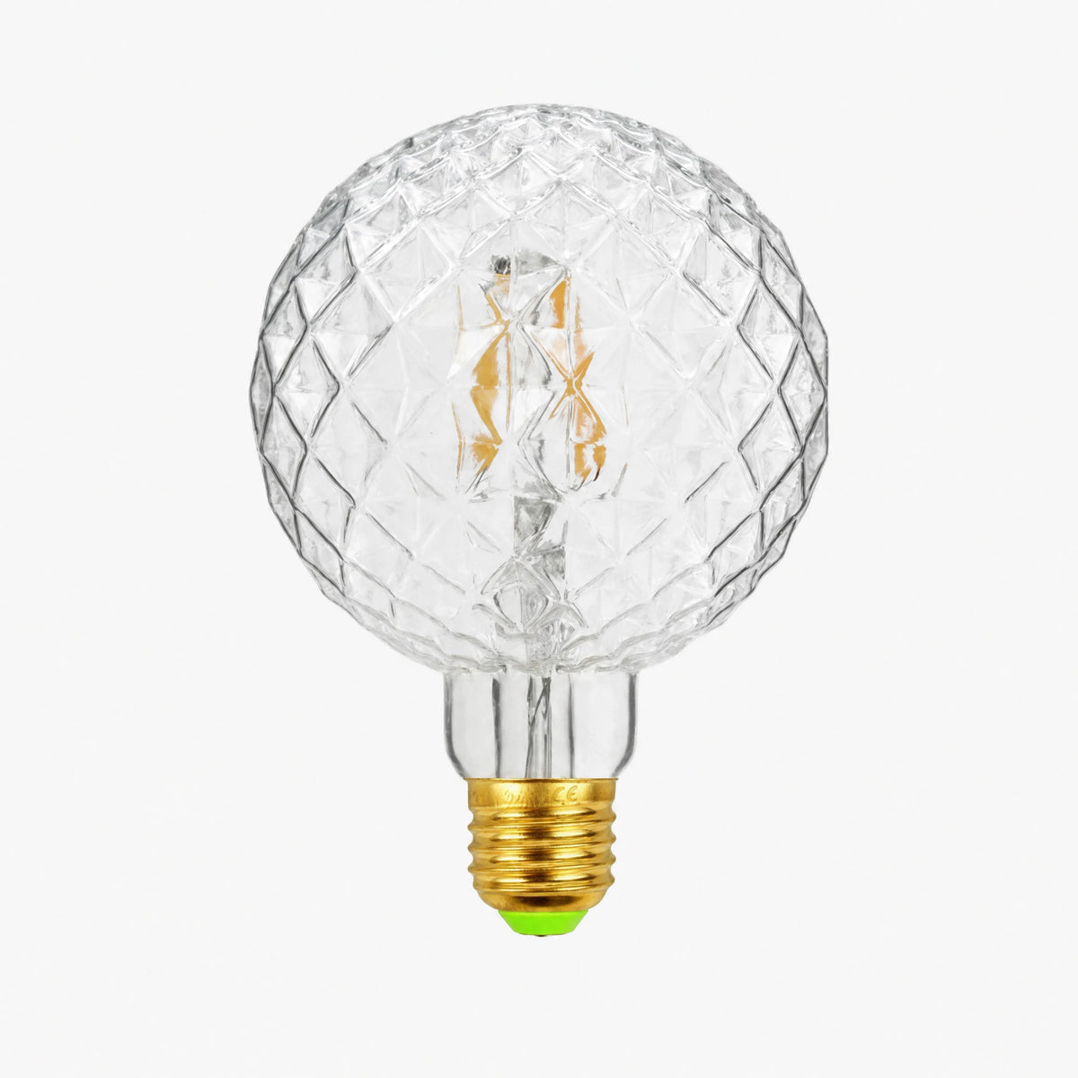 Ampoule LED Décorative Globe Verre Taillé E27 - image principale
