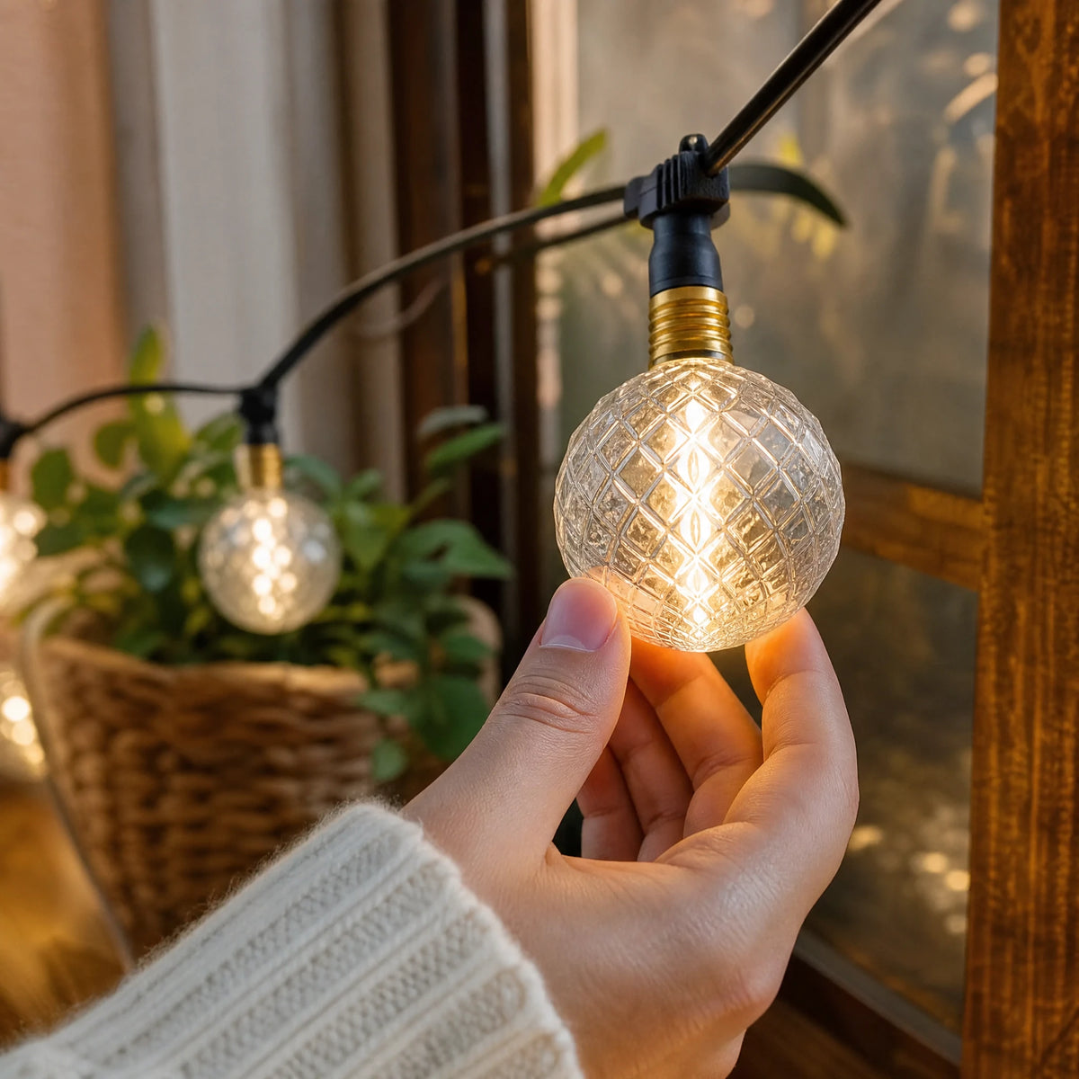 Ampoule LED Décorative Globe Verre Taillé E27 - Utilisation GLOBALE