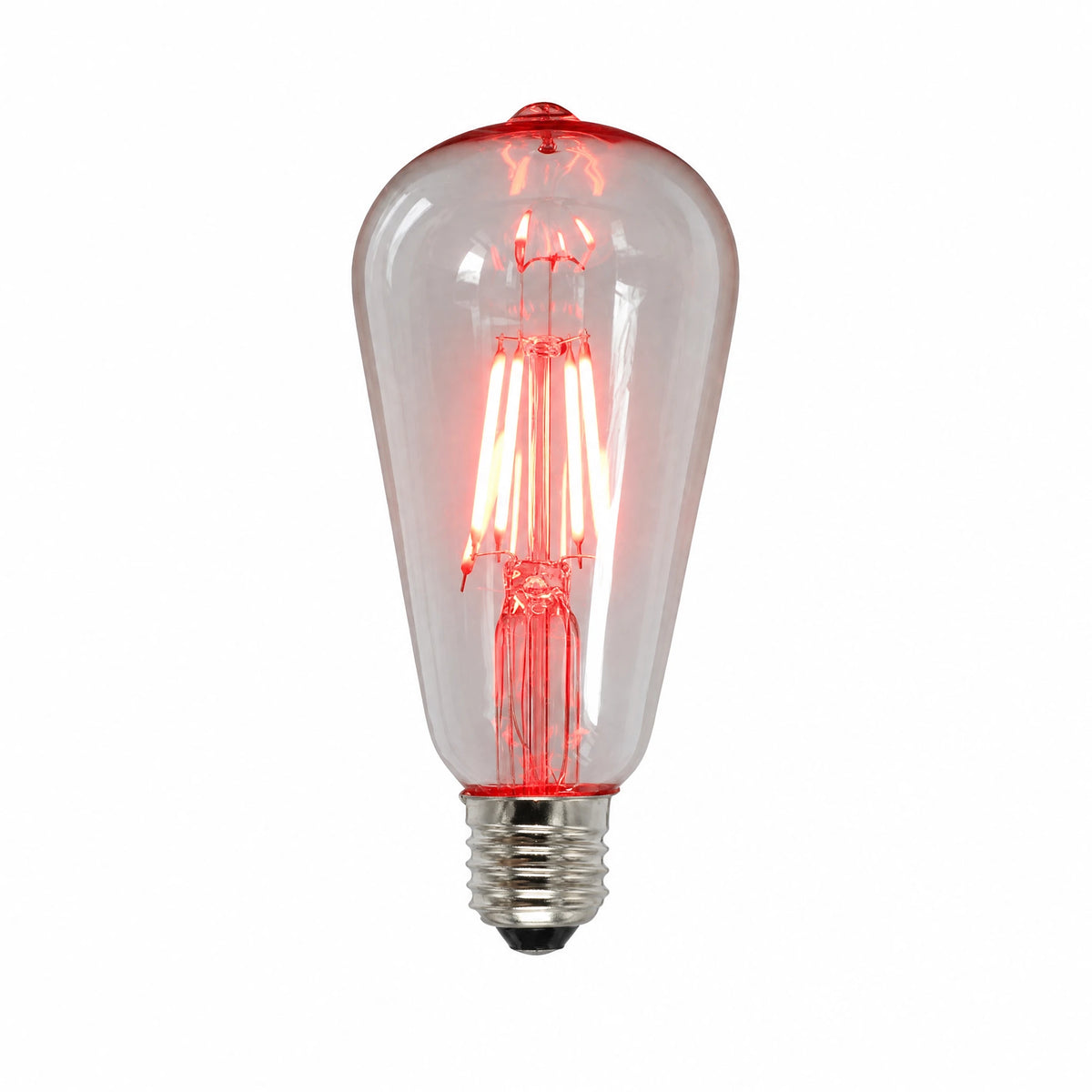 Ampoule LED Vintage à Filament Rouge ou Bleue E27 - Rouge