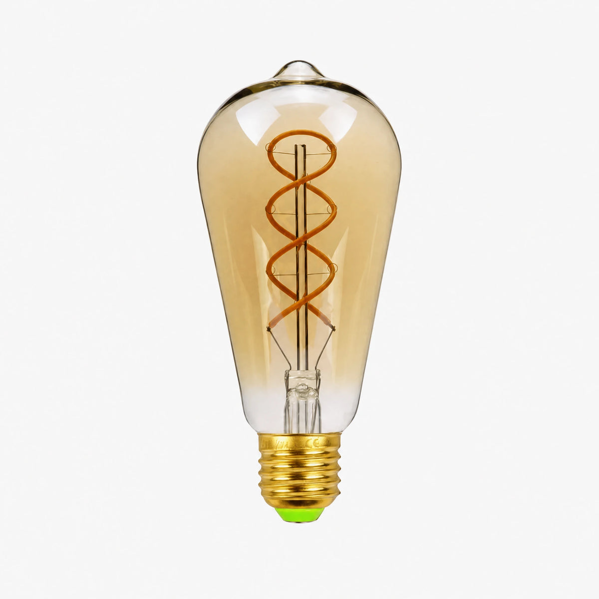 Ampoule Vintage E27 à Filament Spiral Doré - image principale