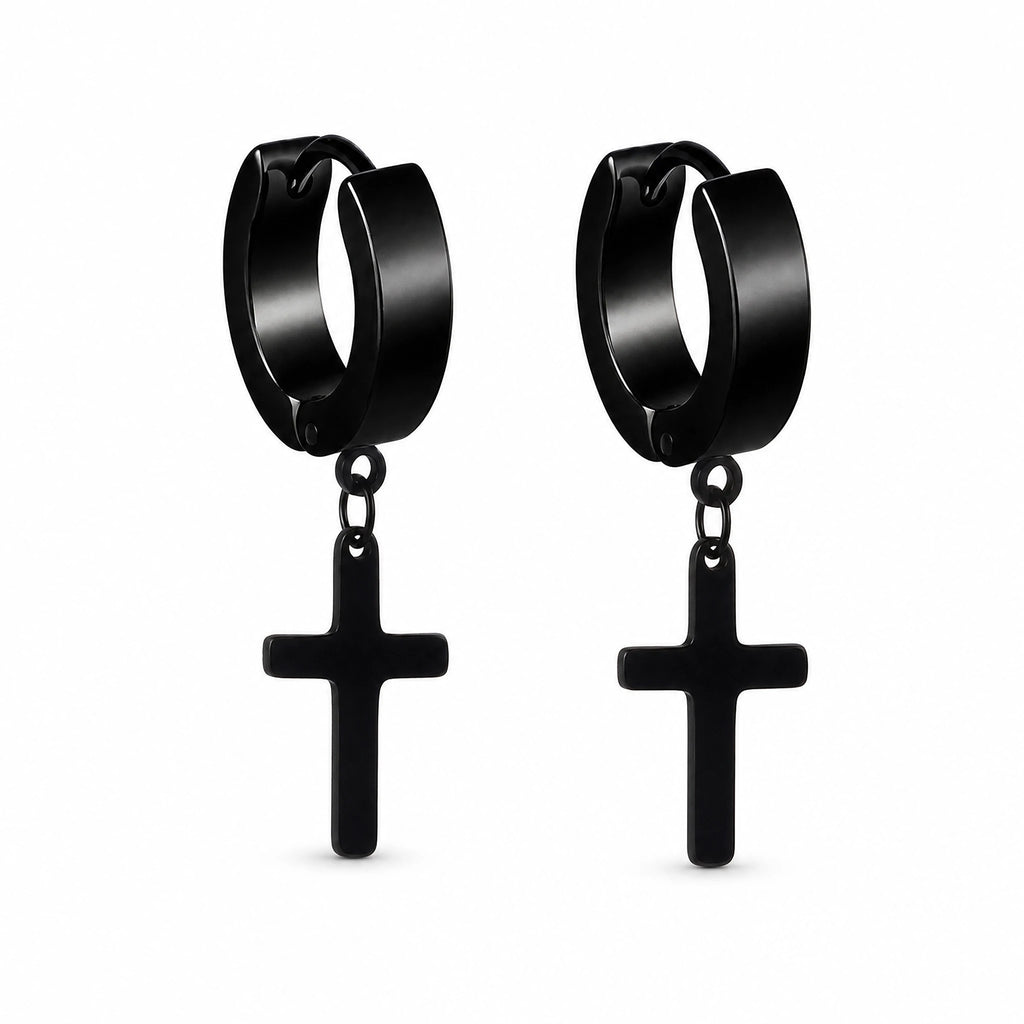 Boucles d’Oreilles Homme Vintage - image principale