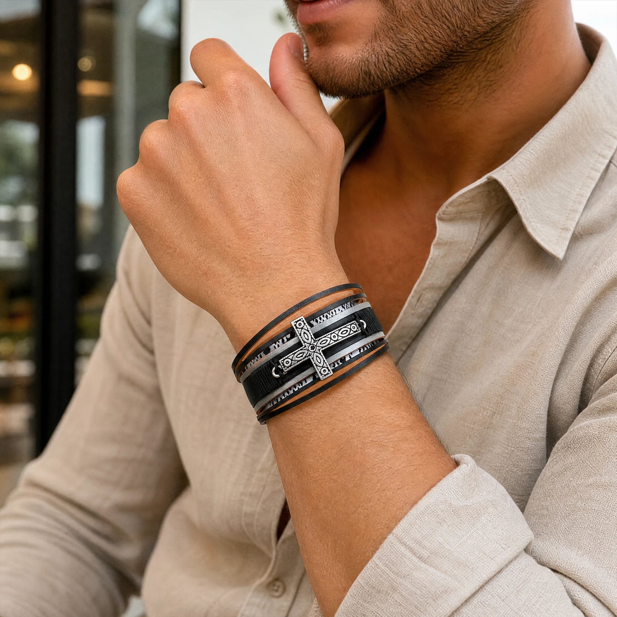 Bracelet Vintage Cuir - Utilisation GLOBALE