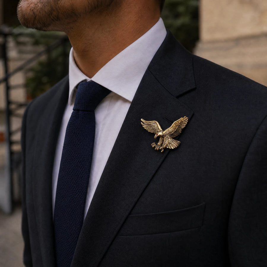 Broche Aigle Vintage - Utilisation GLOBALE