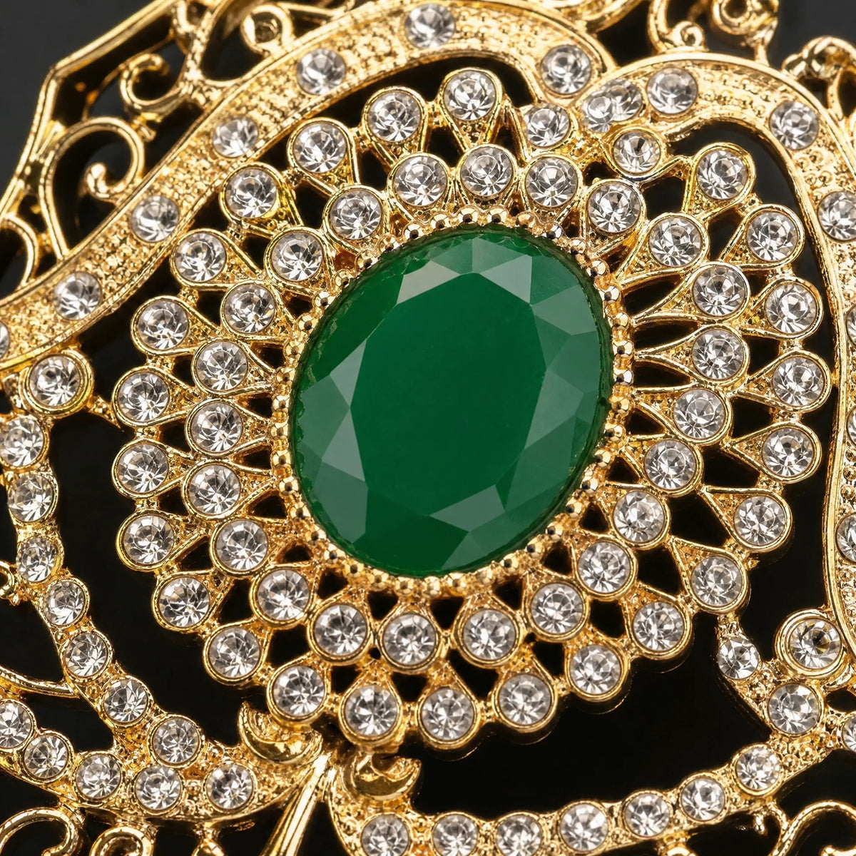 Broche Esprit Vintage - close-up détail matière