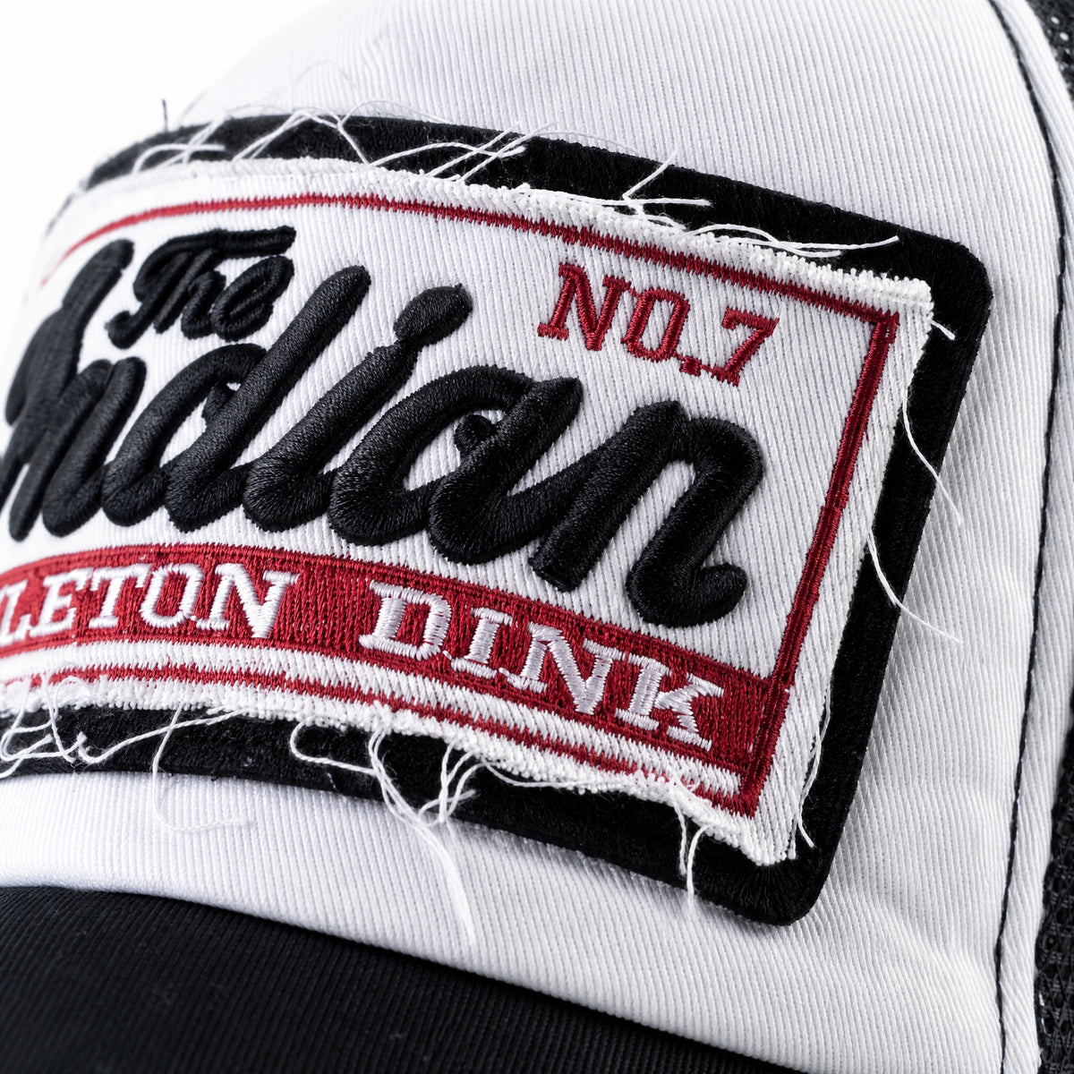 Casquette Trucker Vintage Homme - close-up détail matière