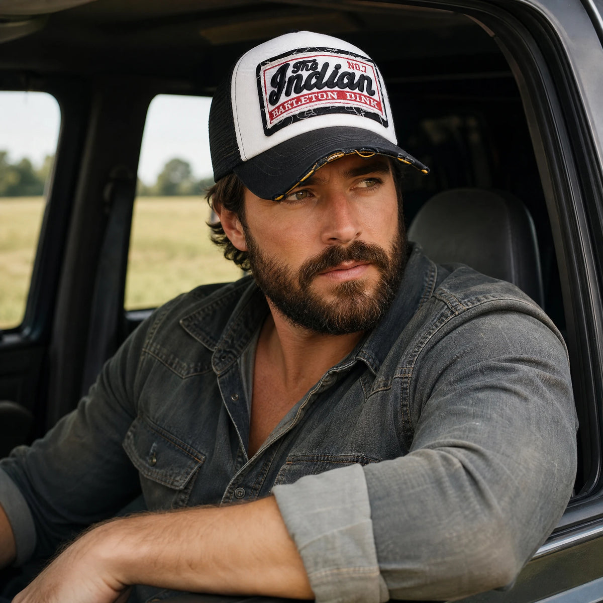 Casquette Trucker Vintage Homme - Utilisation GLOBALE