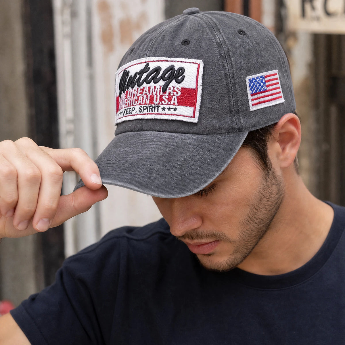 Casquette Vintage Américaine - Utilisation GLOBALE