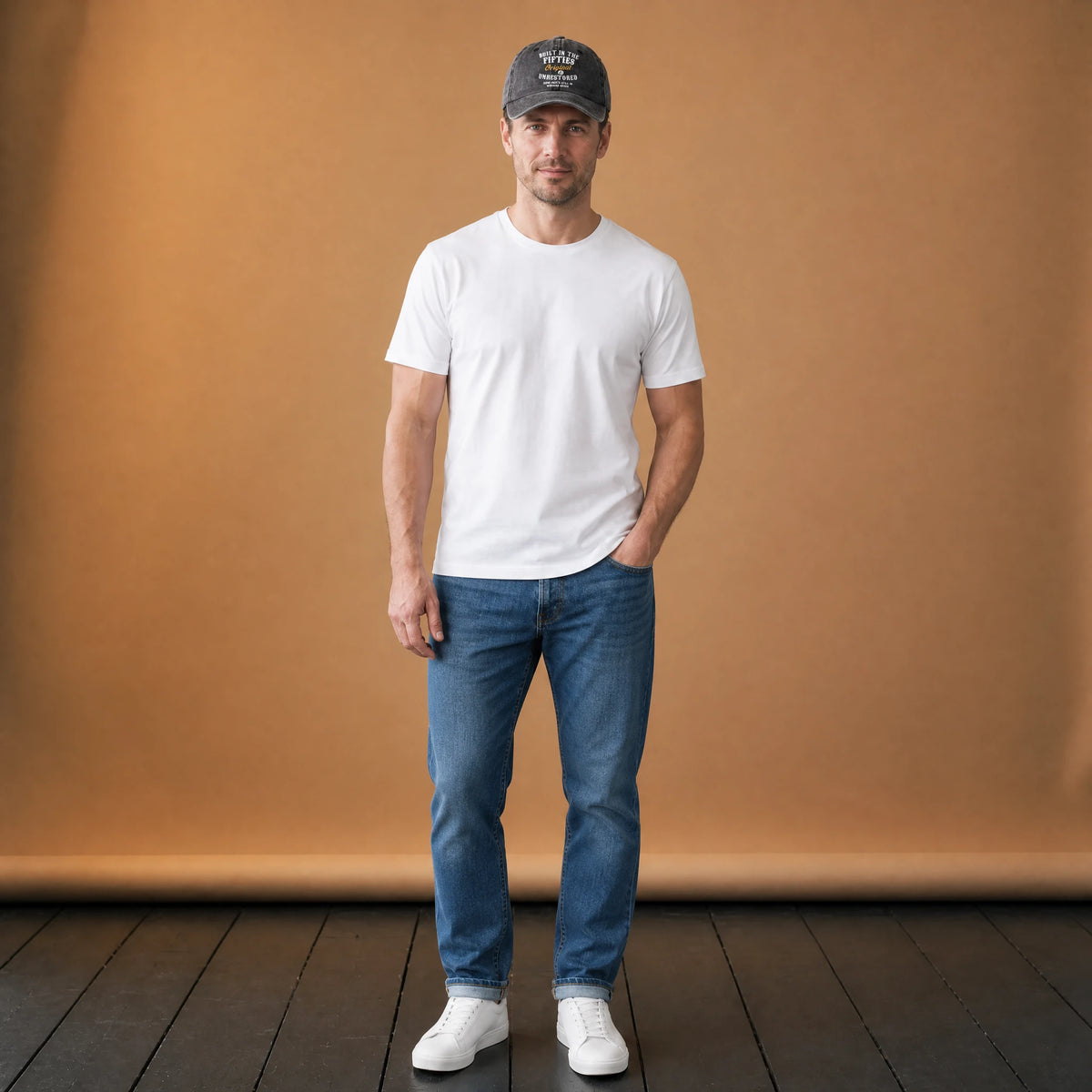 Casquette Vintage Cuir Vieilli - VETEMENT Studio HOMME