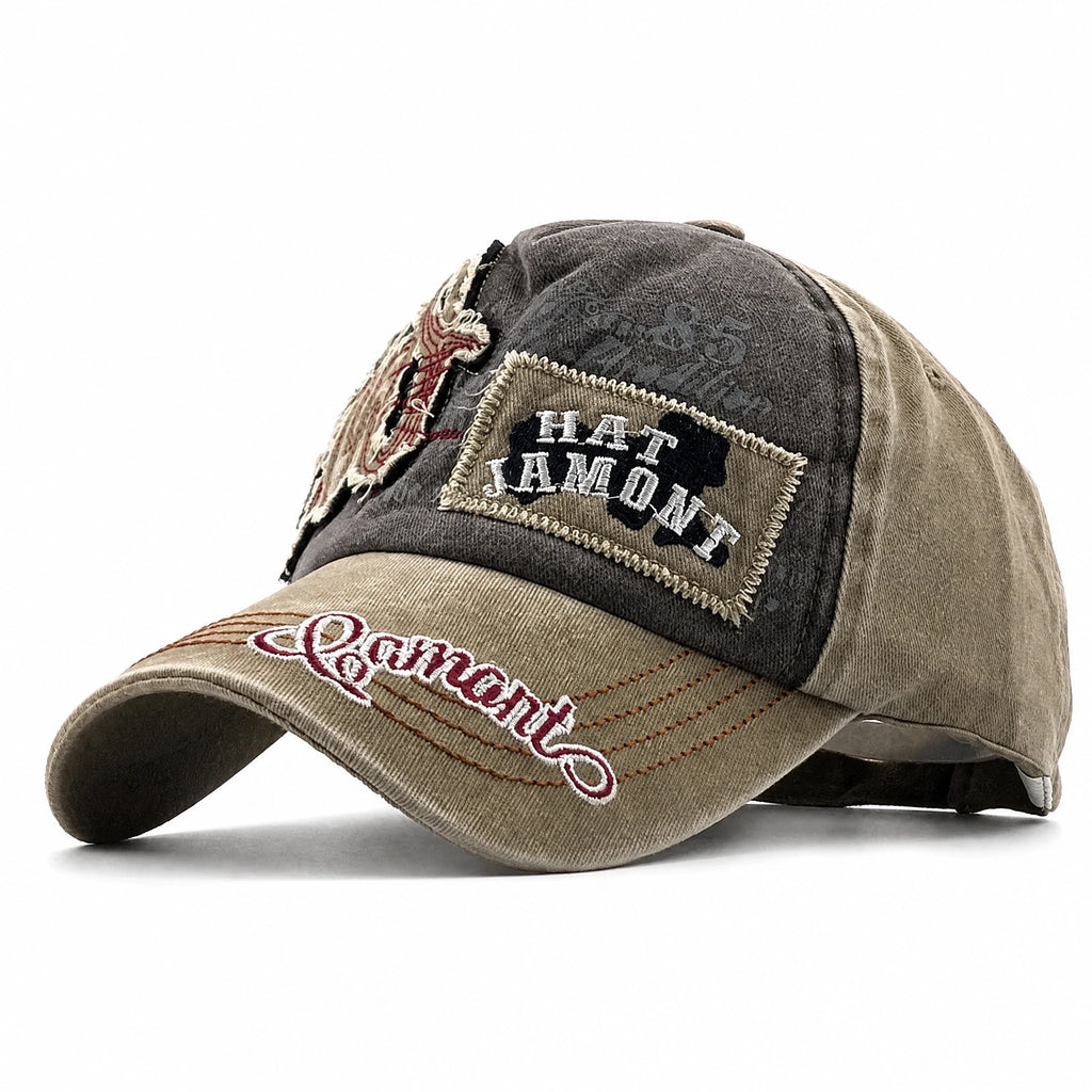Casquette Vintage Effet Vieilli Décontracté - image principale