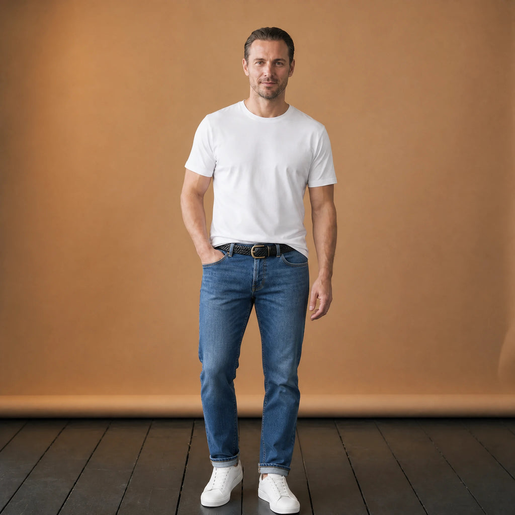Ceinture en cuir tressé vintage - VETEMENT Studio HOMME