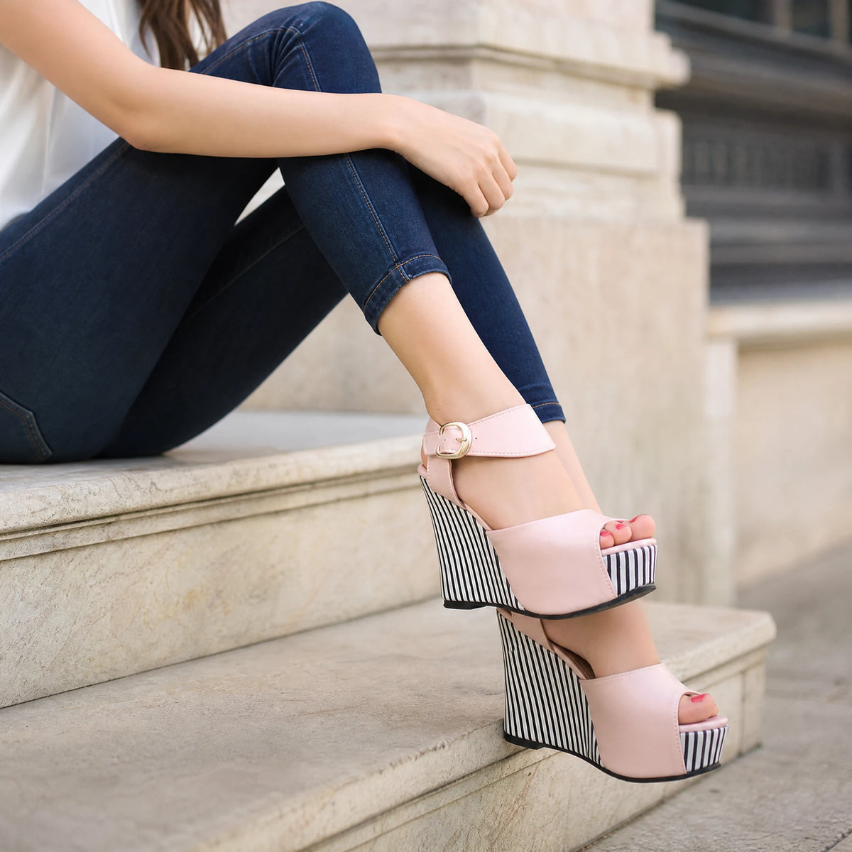 Chaussure Compensé Année 80 - Utilisation GLOBALE