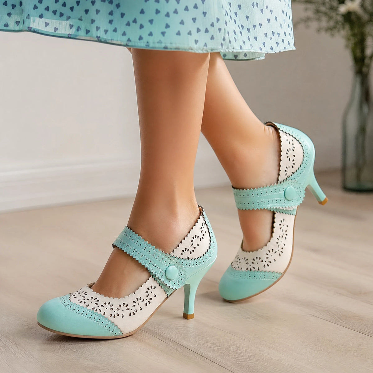 Chaussures Vintage Année 80 Femme - Utilisation GLOBALE