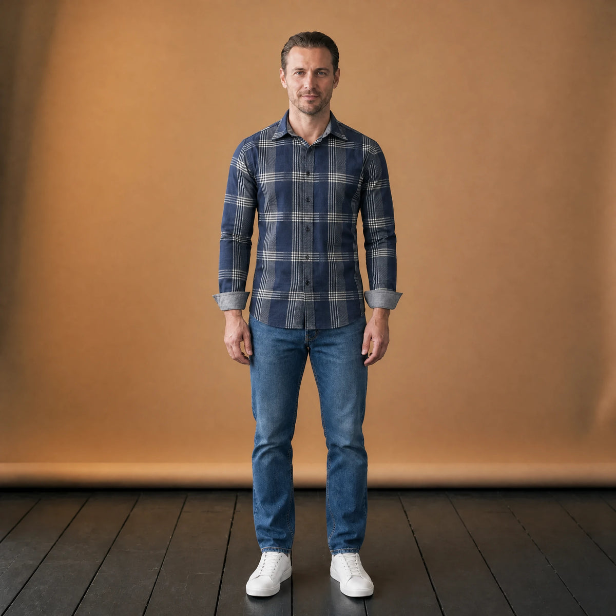 Chemise à Carreaux Manches Longues Homme Année 80 - VETEMENT Studio HOMME