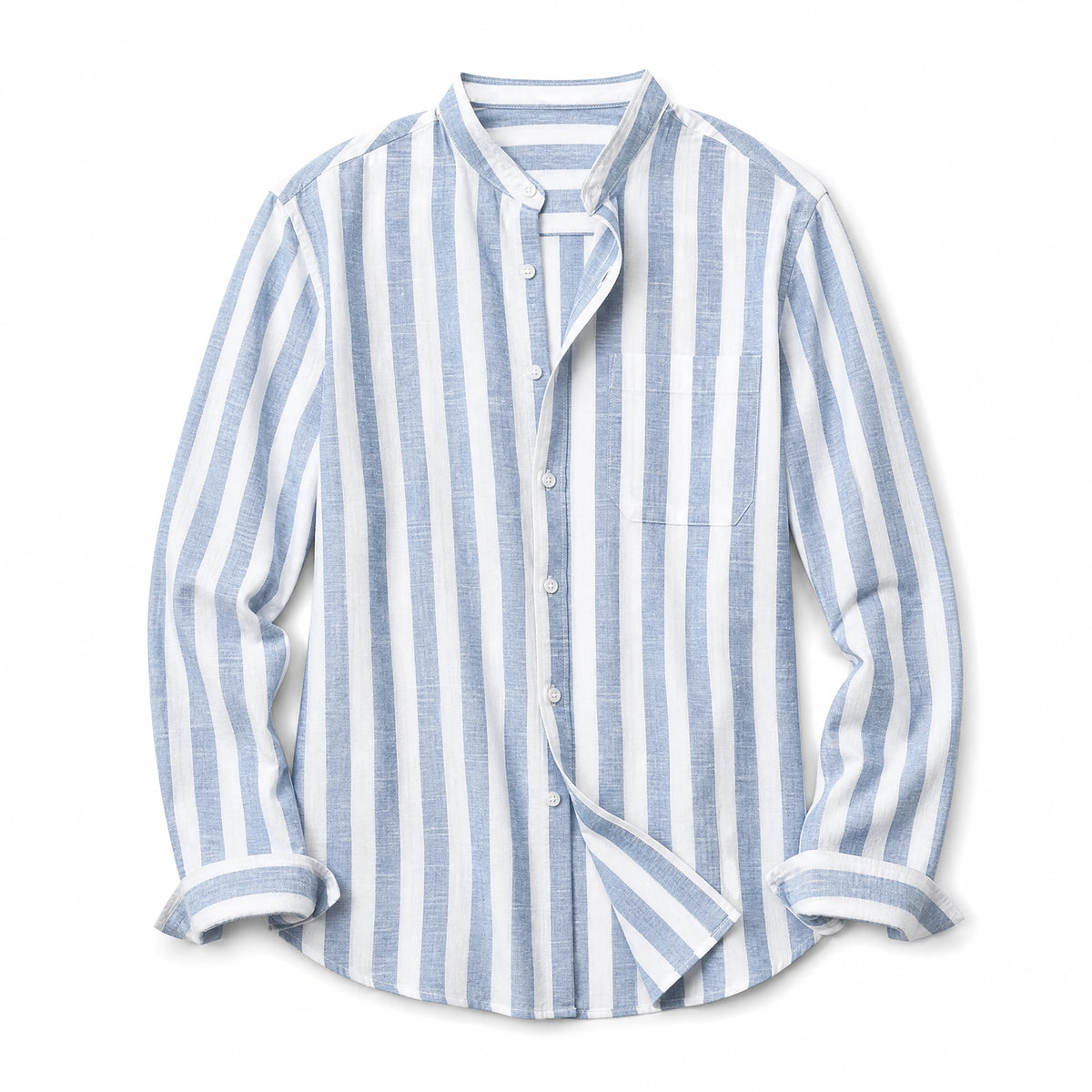 Chemise à manches courtes à rayures vintage - image principale