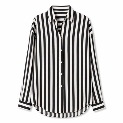 Chemise à Rayures Femme des Années 80 - image principale