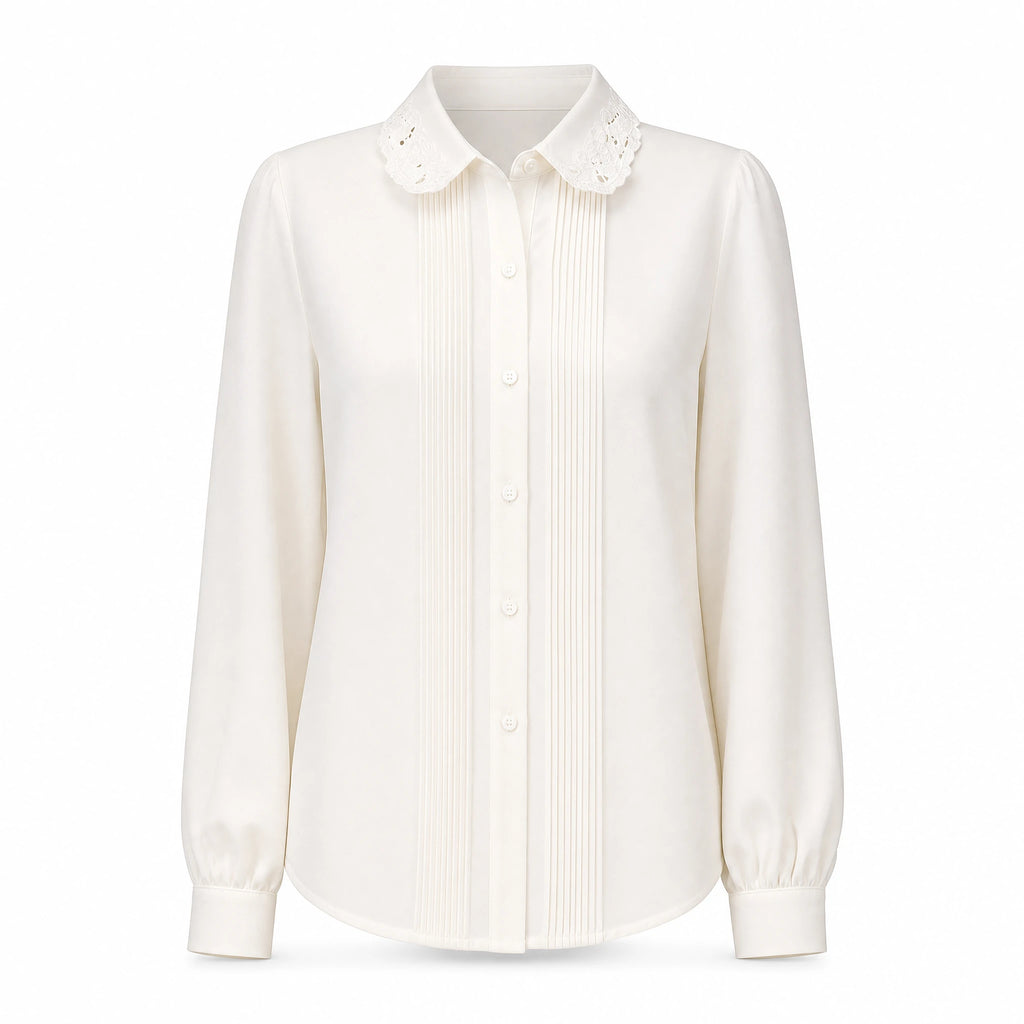 Chemise Blanche Vintage Femme - image principale