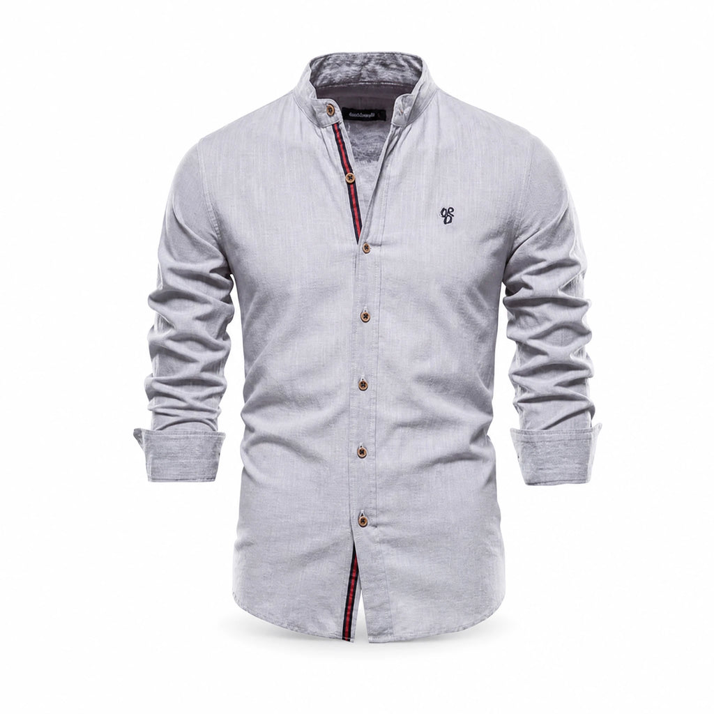 Chemise Coton Lin Homme Vintage - image principale