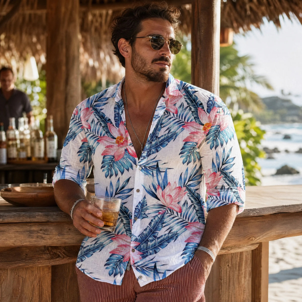 Chemise décontractée ample vintage - Utilisation GLOBALE
