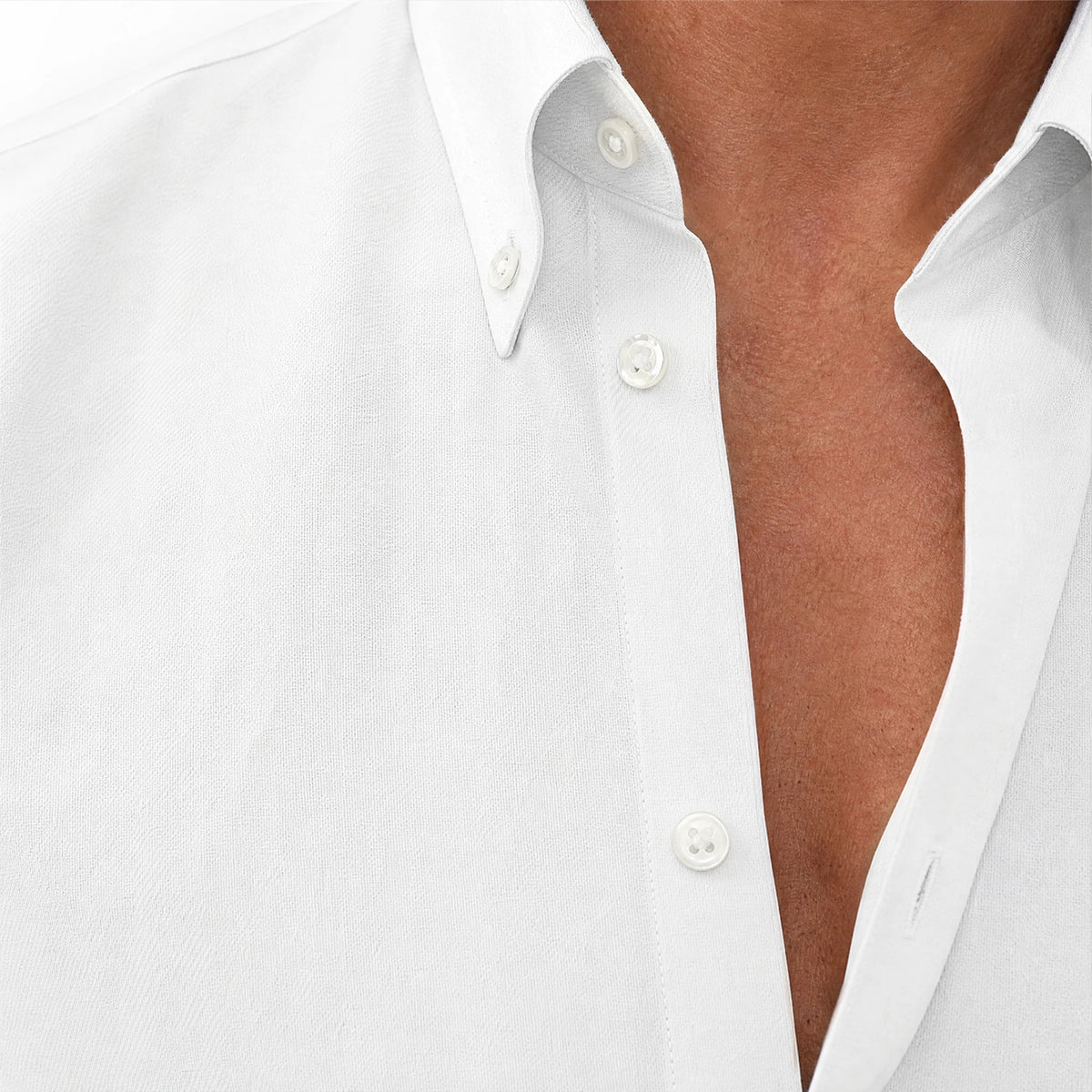 Chemise décontractée vintage tendance - close-up détail matière