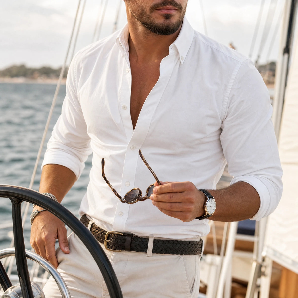 Chemise décontractée vintage tendance - Utilisation GLOBALE