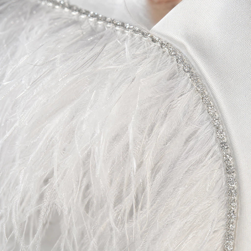 Costume Charleston Femme Grande Taille - close-up détail matière